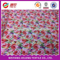 la venta caliente 100% algodón imprimió la capa del edredón fijó la tela determinada de la hoja de cama 4pcs con la impresión de la flor